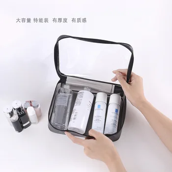 

New Style Makeup Bag Storgage Bag Waterproof Transparent PVC Cosmetic Bag Makeup Bag Travel Cosmetic Bag Made of Oxford Cloth Wa