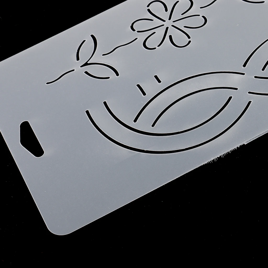 Semi-Transparent Acrylic Quilt Template Patchwork Embroidery Stencils, 1 Piece