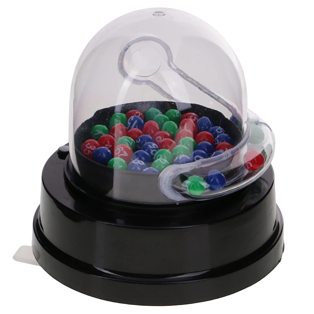Quality Mini Electric Lucky Number Picking Machine for Lottery Bingo Games Business Promotion Restaurants Cafes Game Supplies