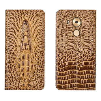 

Crocodile head pattern genuine leather case card slot holder for Huawei Nova 2 Plus/Huawei Nova 2S/Nova 2 phone case funda coque