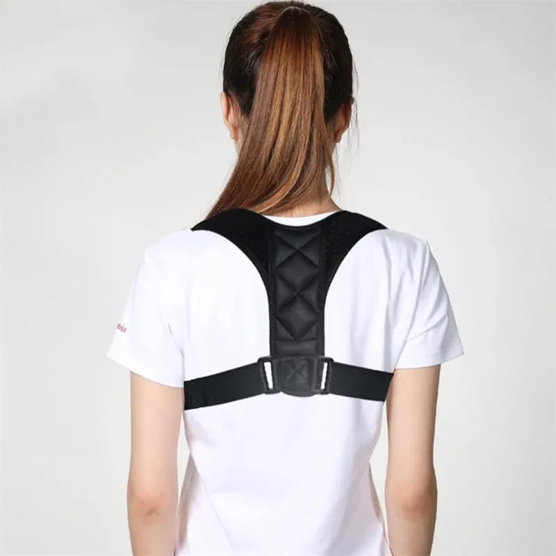 

1 Pcs Adjustable Posture Correct Back Brace Spine Shoulder Lumbar Support Belt Posture Corrector Prevents Slouching