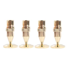 4 пары Усилитель Динамик Комплект шипов подставка напольный диск изолирующий стенд гальванический регулируемая высота ноги амортизация