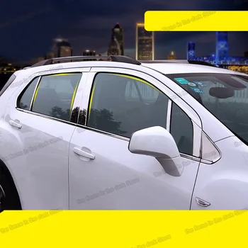 

lsrtw2017 304 stainless steel car window trims for chevrolet tracker chevrolet trax Holden Trax 2013 2014 2015 2016 2017 2018