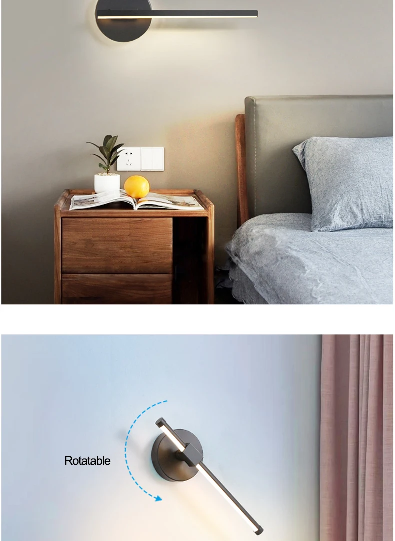 北欧壁灯-卧室简约现代led灯具创意个性客厅书房墙壁过道墙床头灯-tmall_04