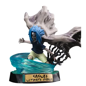 

Uchiha Sasuke VS Naruto Susanoo Blue Nirvana Thunder Curse Second Form PVC Action Figure Collection Model Toy M4124