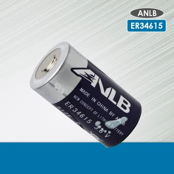 

1pc ANLB 19ah ER34615 34615 3.6V Size 34.2X61.5mm 19000MAH Non-rechargeable D LiSOCl2 Batteries lithium batteriesfor 10years