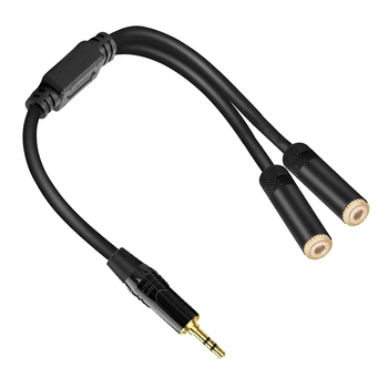 

3.5mm Headphone Splitter Adapter o Lineone 3.5mm to Two 3.5mm Female Dual Plug o Splitter 30cm