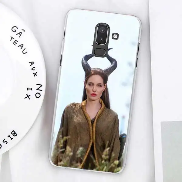 Чехлы Angelina Jolie Maleficent для samsung Galaxy J4 Plus J6 Plus J8 J3 J5 J7 J5 Prime жесткий чехол - Color: 10