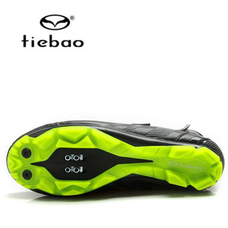 Tiebao/зимняя обувь для велоспорта; мужские ботинки; Sapatilha Ciclismo MTB; профессиональная обувь для горной езды; светоотражающие велосипедные кроссовки