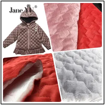 

JaneYU Autumn And Winter Clothing Fabrics With Quilted Twill Jacket And Thicker Thermal Cotton Clothing And Cotton Fabric