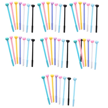 

50Pcs Kawaii Gel Pen Cute Colorful Heart Pens for School Office Supplies Lovely Korean Stationery Back to School Student Gift