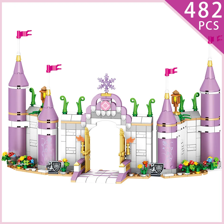Pаспродажа 7 в 1 Princes Windsor модель замка строительные блоки Legoinglys друг карета фигурки Развивающие игрушки для девочек детей
