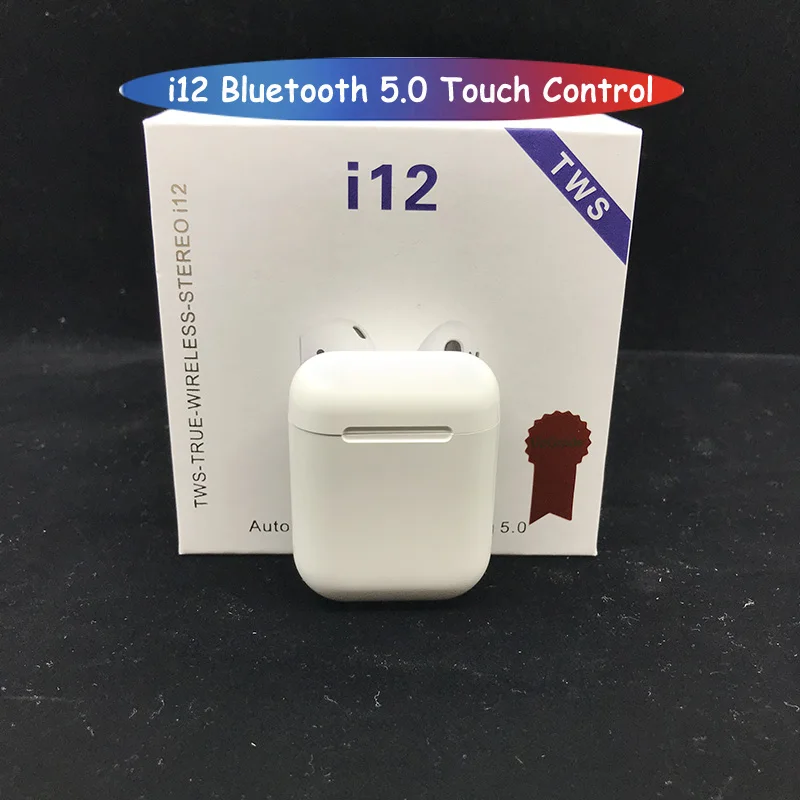 I12 i7s TWS беспроводные наушники Bluetooth 3D стерео для всех смартфонов i9s i10 i11 i13 i14 i15 i18 i19