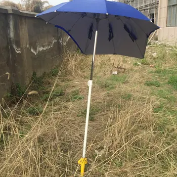 

Support Easy Install Sand Auger Beach Parasol Bracket Garden Umbrella Holder Manual Patio Accessories Sun Shade Random Color