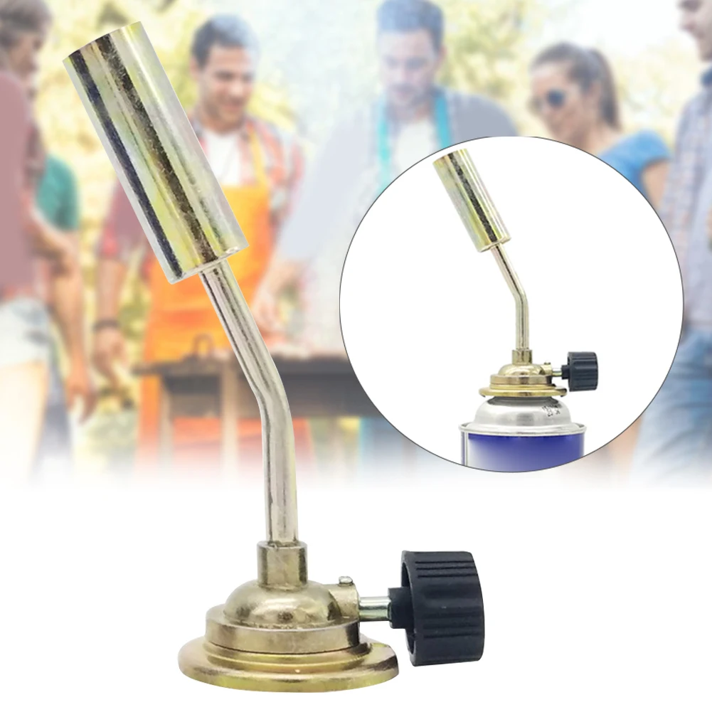 

Welding Soldering Nozzle Jet Camping BBQ Fire Lighter Adjustable Picnic Flame Waterproof Gas Torch Heating Butane Brazing