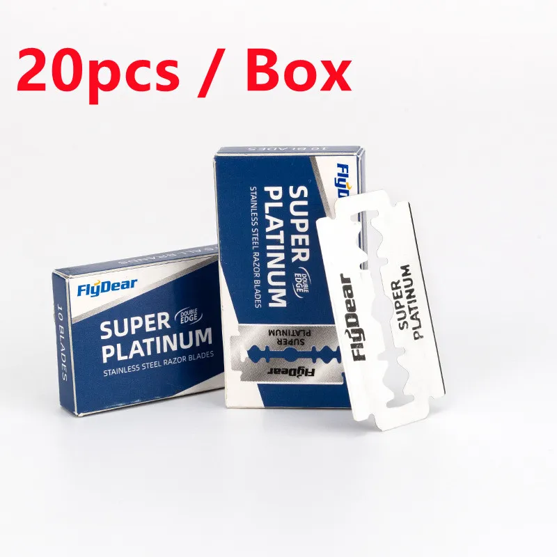 20 Pz Dorcc Razor Blades Lame Di Rasoio Di Sicurezza In Acciaio Inox Per Rasoio Da Barba Uomini Rasoio Barbiere Blade Dropshipping