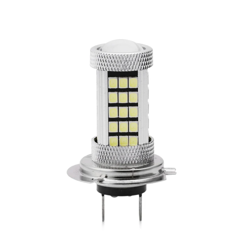 DC 12V H7 2835 63 светодиодный 6000K автомобильный проектор, противотуманная лампа, белый светильник, Новинка