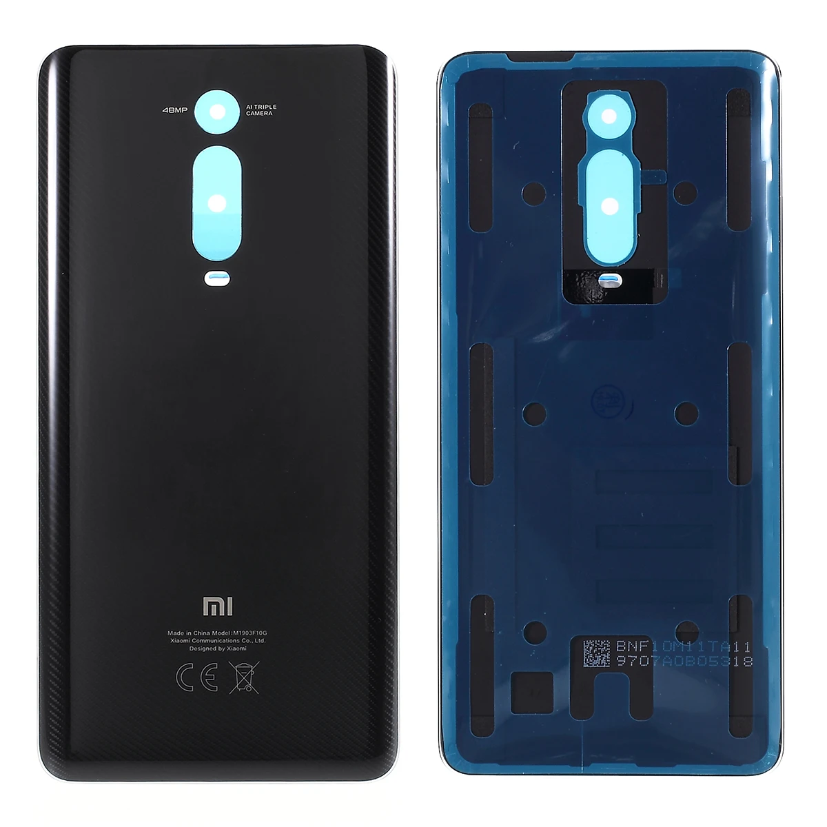 Xiaomi Redmi K20 задняя крышка чехол батарея 3D стекло задняя крышка Корпус Замена - Цвет: Темно-синий