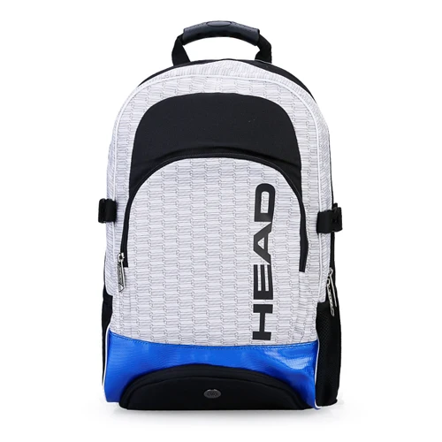 Прочная теннисная сумка для головы 2-3 теннисных ракеток, рюкзак, Мужская теннисная тренировочная сумка, теннисная сумка, рюкзак для бадминтона, Tenis Bolso - Цвет: Blue white
