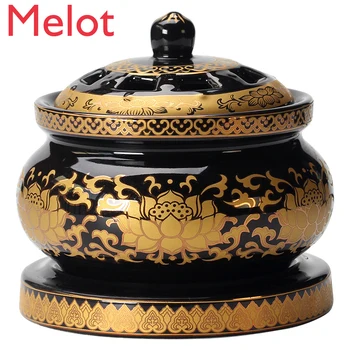 

Electric Large Incense Burner Ceramic Portable Decor Incense Burner Buddha Quemadores De Incienso Buddhist Supplies