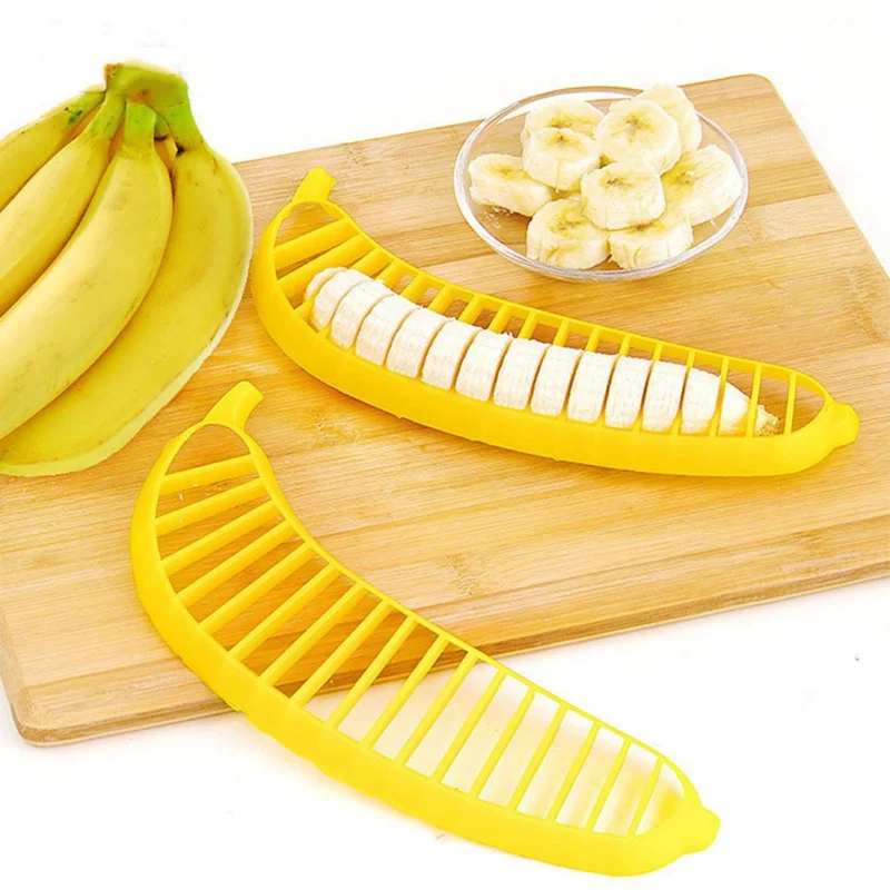 Инструмент для нарезки банана слайсер сделать инструмент фруктовая колбаса овощерезка пластиковые инструменты для резки банана