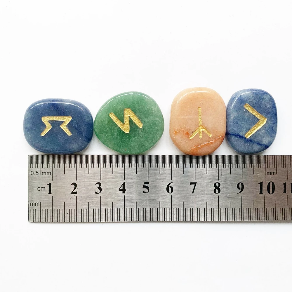multi stone runes symbols