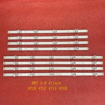 

8pcs/set LED backlight strip For LG 47LF6500 47LB6200 47LB5300 47LB5550 47LF5500 47LF6200 LG47LY340C 47GB651C 47LB6300 47GB6500