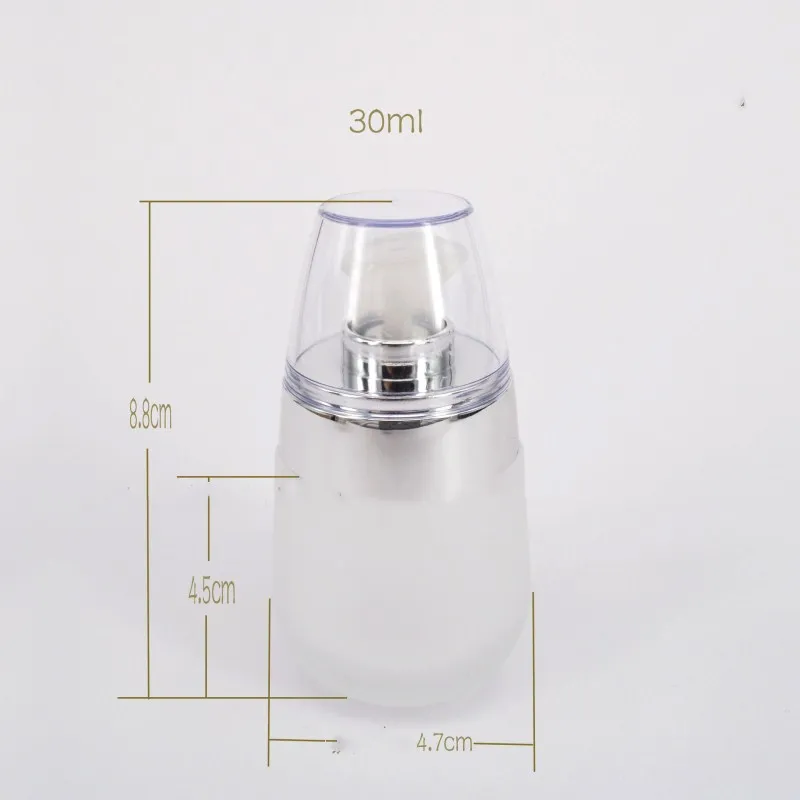 1 шт. 30 мл эмульсия пустая матовая стеклянная бутылка эфирного масла акриловая