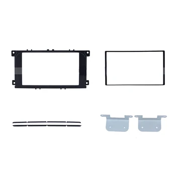 

Black Double DIN Car Radio Plate Stereo Fascia Fascia Adaptor Panel for Ford