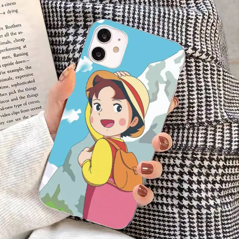 13 mini case Heidi Cartoon Phone Case for iPhone 11 12 13 mini pro XS MAX 8 7 6 6S Plus X 5S SE 2020 XR cover iphone 13 case leather