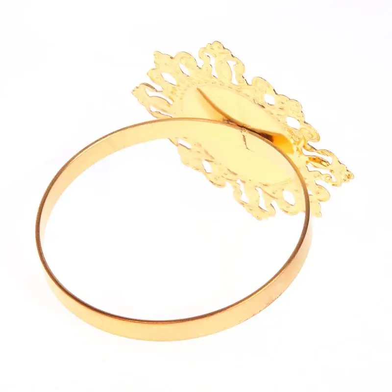 12 шт. акриловое Золотое серебряное кольцо для салфеток, столовое украшение для свадебных подарков, рождественские украшения стола