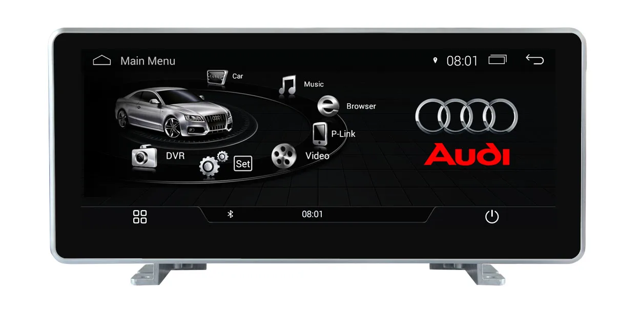 10,2" Восьмиядерный Android 9,0 Автомобильный gps Радио навигатор для Audi Q5 с 4G/Wifi DVR OBD mirror link 1080P
