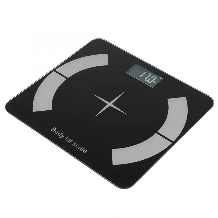 Bluetooth Body Fat весы lcd Цифровые весы для ванной с приложением для смартфона сильная прочность