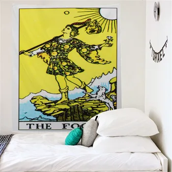 

Colour Tarot Stars Wall Hanging Tapestry Mandala Wall Cloths Beach Towel Carpet Wall Rug 200x150 Bohemian Tapestry Wall Decor