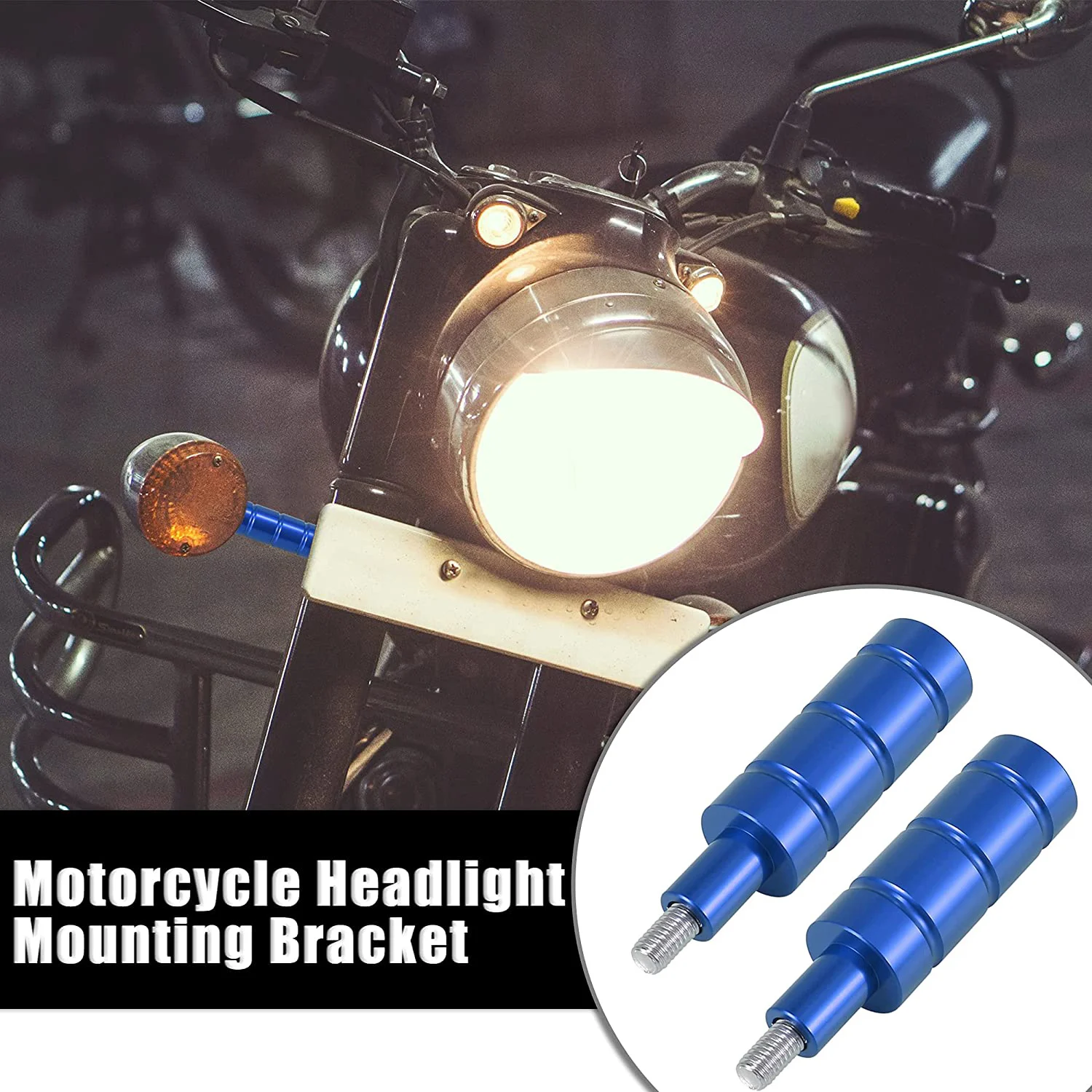 Staffa Di Montaggio Per Fari A Led Per Moto Cafe Racer Motor Scooter Fendinebbia Extender Holder Morsetto Universale 6Mm 8Mm M6 M8 Vite