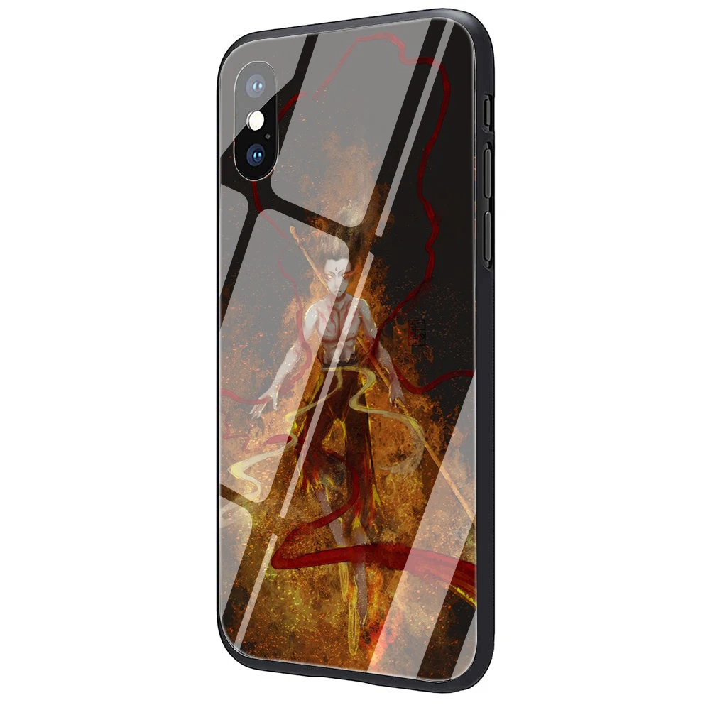 G2 EWAU NE ZHA стеклянный чехол для телефона чехол для iPhone 5 5S SE 6 6s Plus 7 8 Plus X XR XS MAX - Цвет: G2