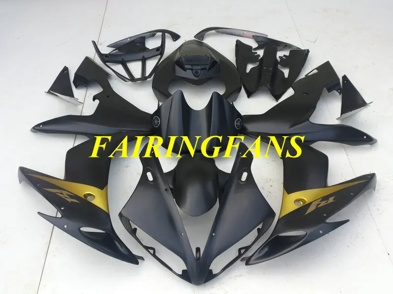 Комплект обтекателей под давлением для YAMAHA YZFR1 04 05 06 YZF R1 2004 2005 2006 матовые черные