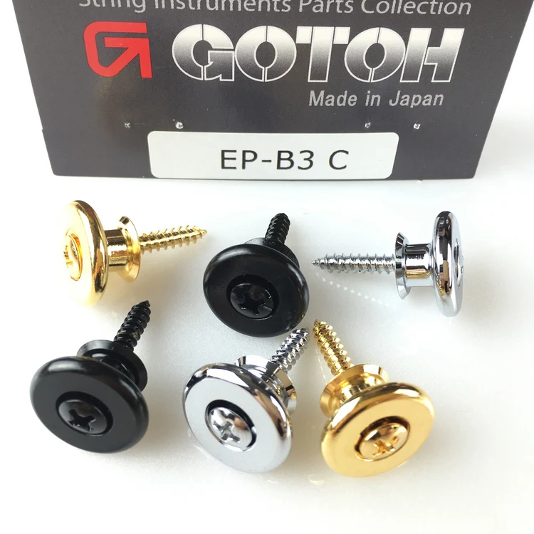 

1 set GOTOH Strap Button / Strap Pin For Guitar And Bass EP-B3 MADE IN JAPAN