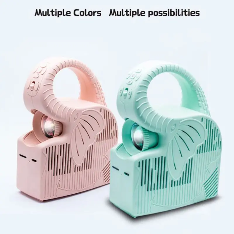 

Rechargeable Kids Mini Projector Elephant Projector Early Childhood Educational Toy Machine Home Media Player Child Handheld Pro
