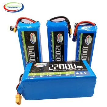

RC Lipo Battery 5S 18.5V 22000mAh 25C For RC Drone Helicopter Quadcopter Airplane Aircraft Car 5S 22Ah LiPo Batteries MOSWORTH