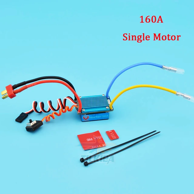 RC 160A/320A/480A ESC 380/540/775 Brushed Motor Speed Controller Dual Mode Regulator Band Brake for 1:10 Car / Bait Boat