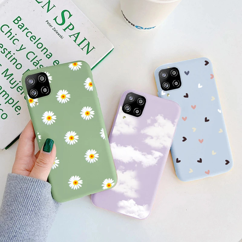 cute samsung cases For Samsung Galaxy M32 4G M 32 Case Butterfly Phone Back Cover For Samsung GalaxyM32 Dinosaur Shockproof Shell Coque Bumper Etui silicone cover with s pen