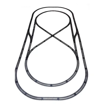 

9.4/14/16 M 1:87 Sand Table Train Model Track Set Cross Track Set - Set A/B/C Black