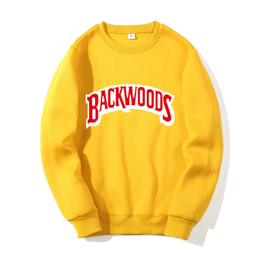 Пуловер с круглым вырезом, уличная одежда, мужская толстовка с принтом Backwoods, модная осенне-зимняя мужская толстовка в стиле хип-хоп, толстовки, топы