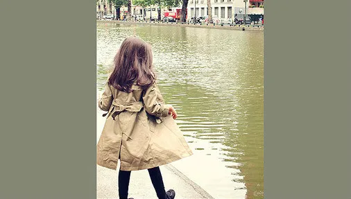 Куртки для девочек; модные двубортные хлопковые пальто; новые детские плащи; длинное пальто для девочек; Осенняя детская одежда