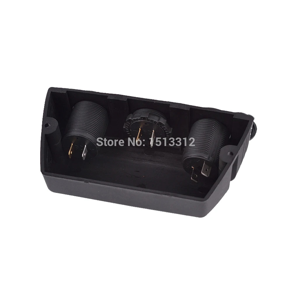 12~ 24V двойной USB адаптер для мотоцикла зарядное устройство с прикуривателем/цифровой вольтметр
