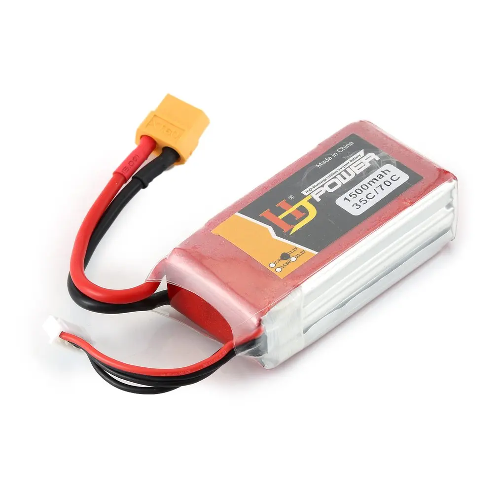 HJ 11,1 V 1500MAH 35C 3S Lipo аккумулятор XT60 разъем Перезаряжаемый для RC гоночный Дрон вертолет модель автомобиля лодки