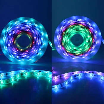 

LED Strip Lights RGB Color Changing LED Tape Light Kit with 40Key Remote Controller for Room Bedroom and Xmas EU Plug