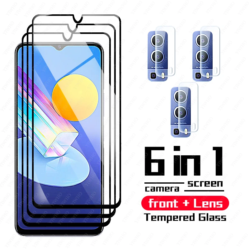 3 шт. защитный Стекло на vivo y72 5g защита экрана закаленное для vivvo vi vo y 72 72y 6 58