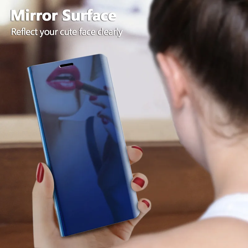 GETIHU 360 зеркальный флип-чехол для samsung Galaxy S10 край S9 S8 S6 S7 Plus чехол для Note 9 8 A8 A7 A5 A3 Coque мобильный чехол для телефона